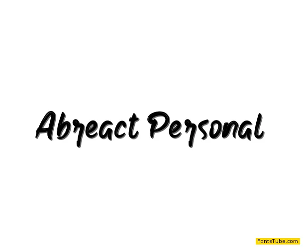 Abreact Font