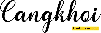Cangkhoi Font