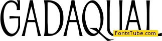 GADAQUALI Font