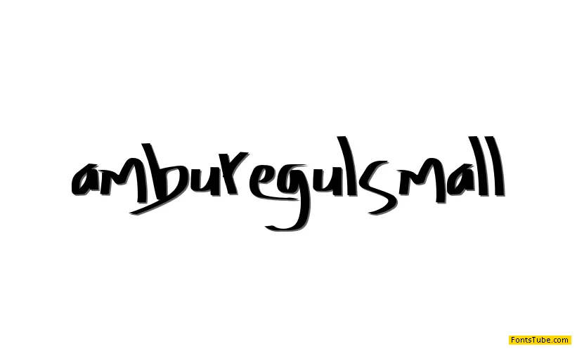 Amburegul Font Family
