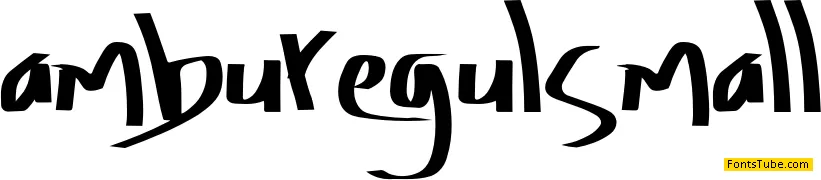 Amburegul Font Family