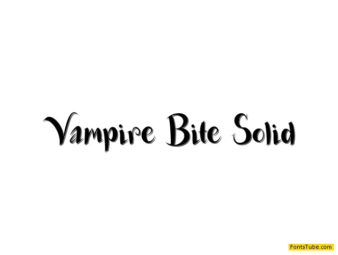Vampire Bite Font Family