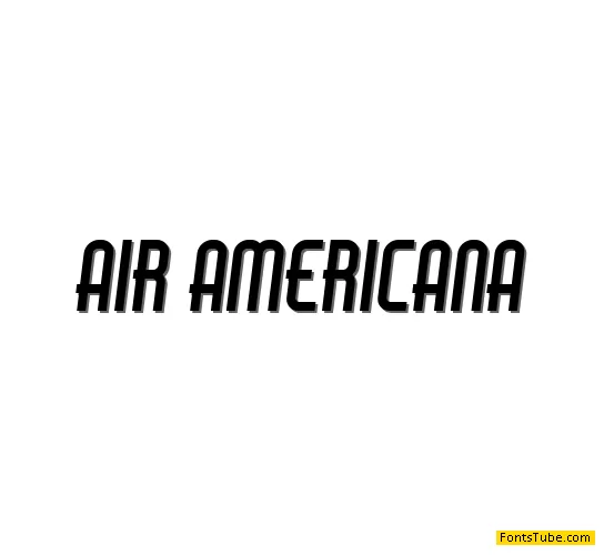 Air Americana Font