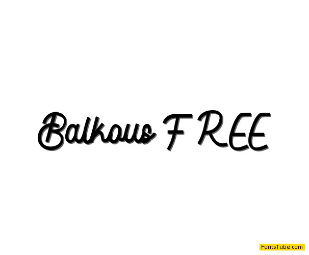 Balcous FREE Font