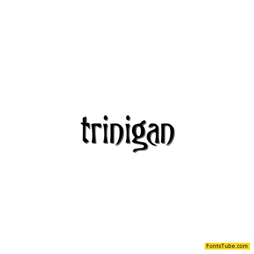 Trinigan FG Font
