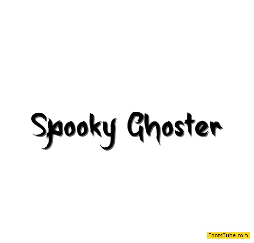 Spooky Ghoster Font