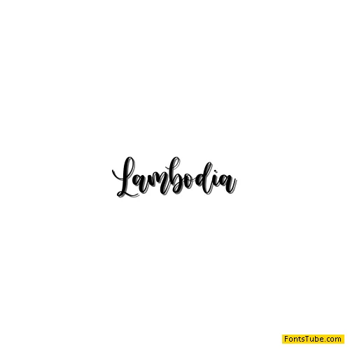 Lambodia Font