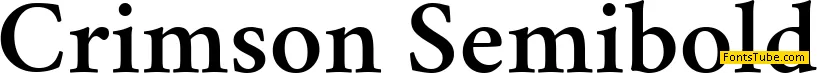 Crimson Font Family