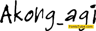 James Tan Dinawanao Font