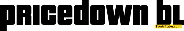 Pricedown Font