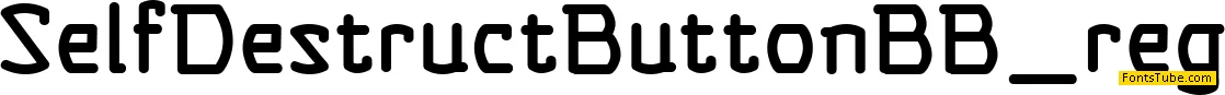Self Destruct Button BB Font Family