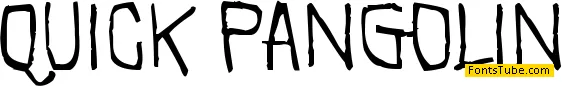Quick Pangolin Font