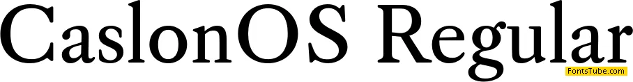 Caslon OS Font