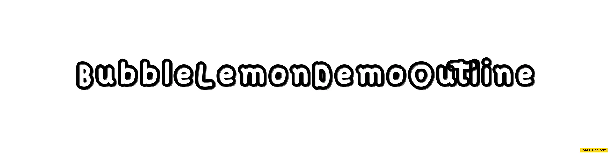 Bubble Lemon Demo Font Family