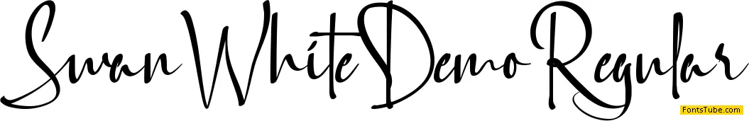 Swan White Demo Font