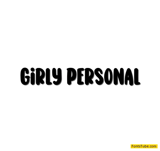 Girly Font
