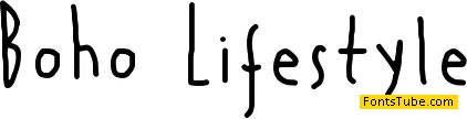 Boho Lifestyle Font