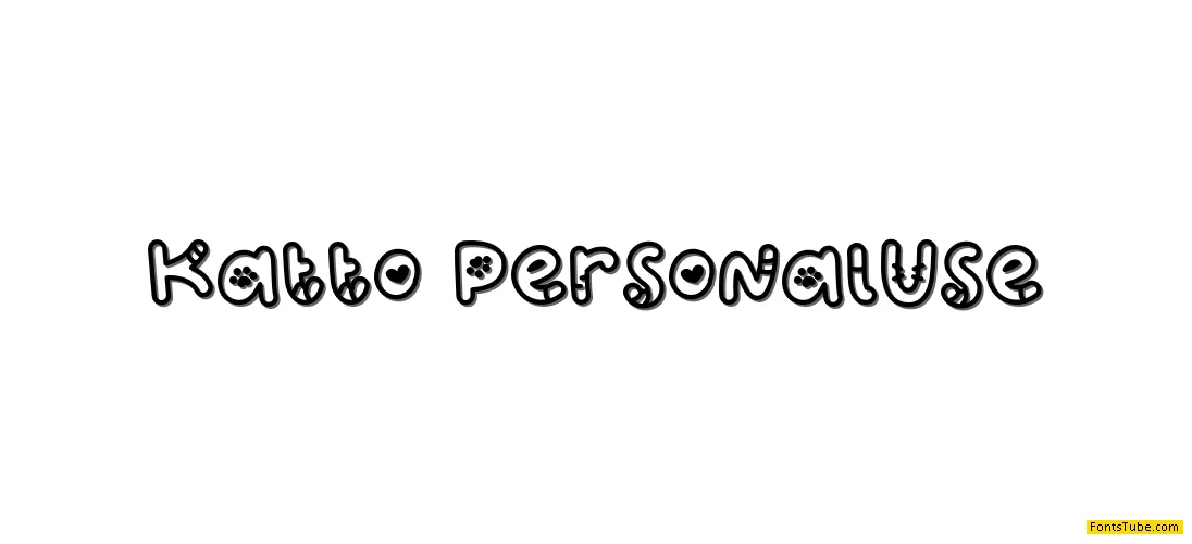 Katto - Personal Use Font