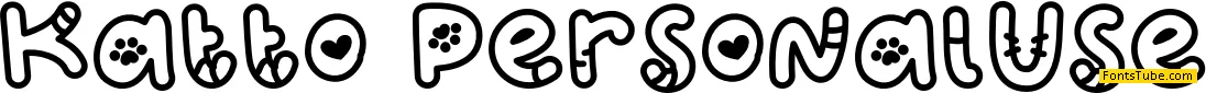 Katto - Personal Use Font
