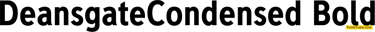 Deansgate Condensed Font