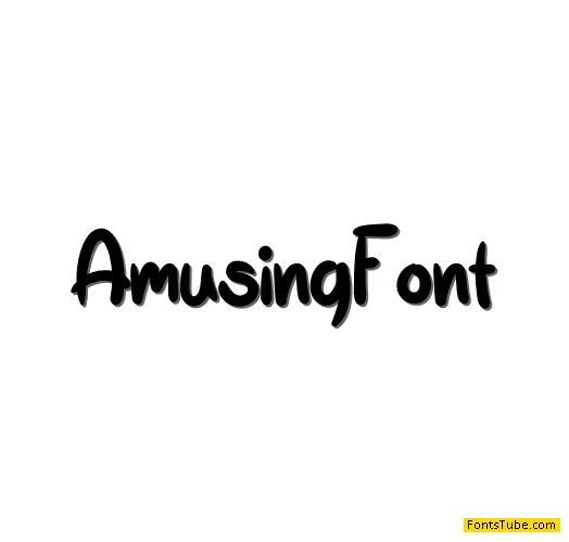 Amusing Font Font