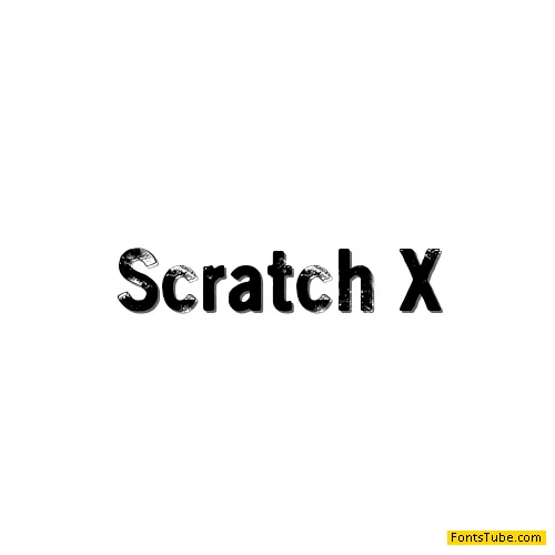 Scratch X Font Family