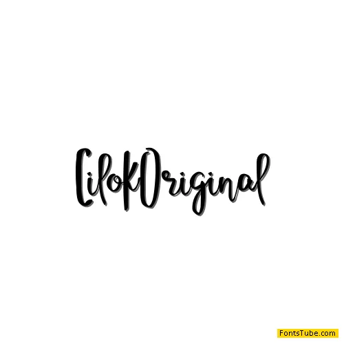 CilokOriginal Font