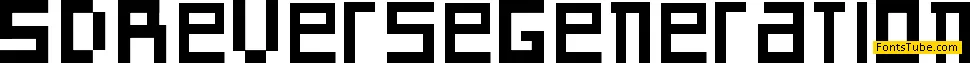 SD Reverse Generation Font