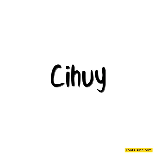 Cihuy Font