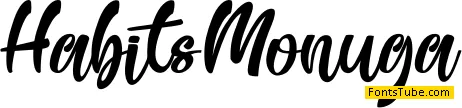 Habits Monuga Font