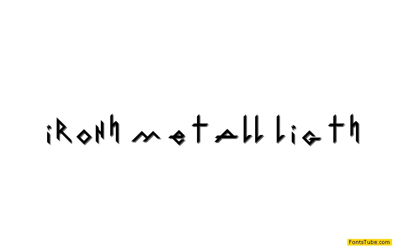 Iron Font Family
