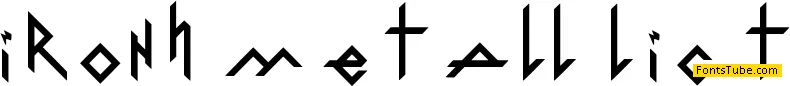 Iron Font Family