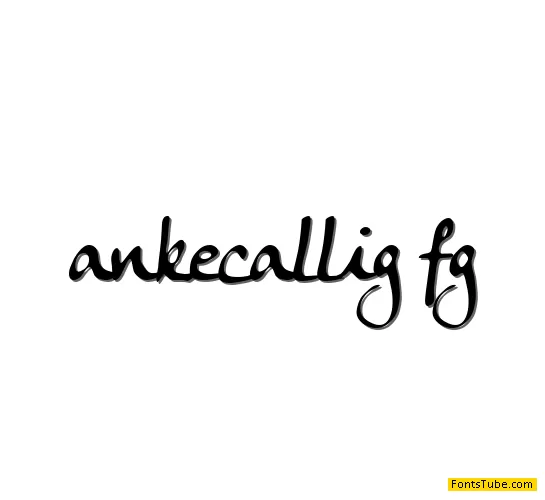 Anke Calligraphic FG Font