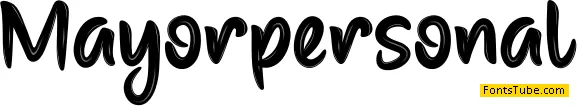 Mayorpersonal Font