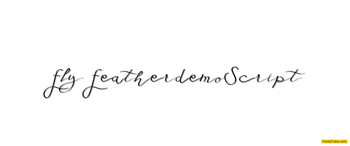 Fly Featherdemo Font Family