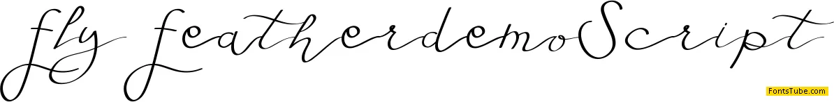 Fly Featherdemo Font Family