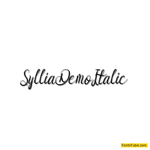 Syllia Demo Font Family