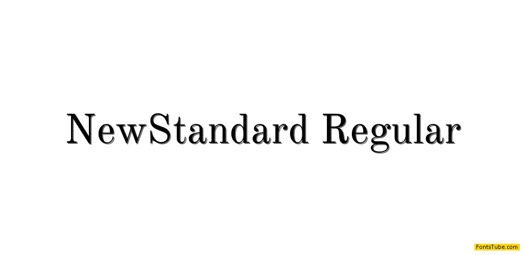 New Standard Font