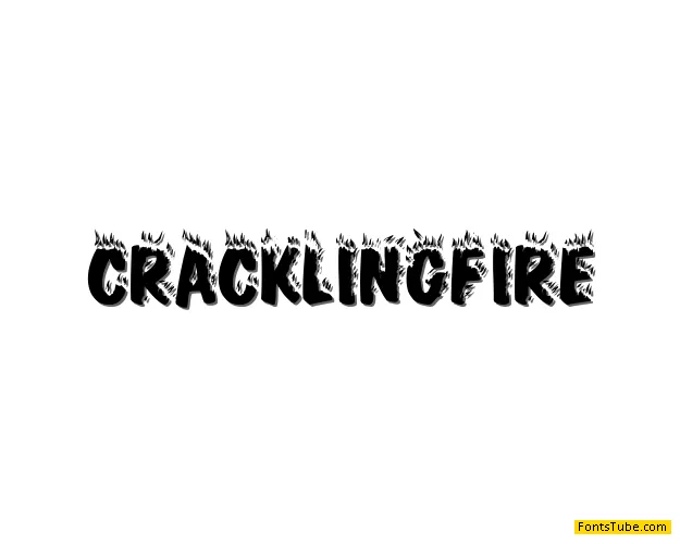 Crackling Fire Font