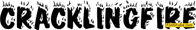 Crackling Fire Font