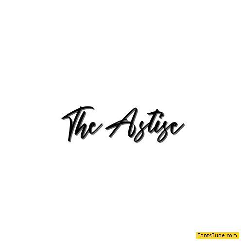 The Astise Font