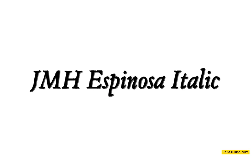 JMH Espinosa Font Family