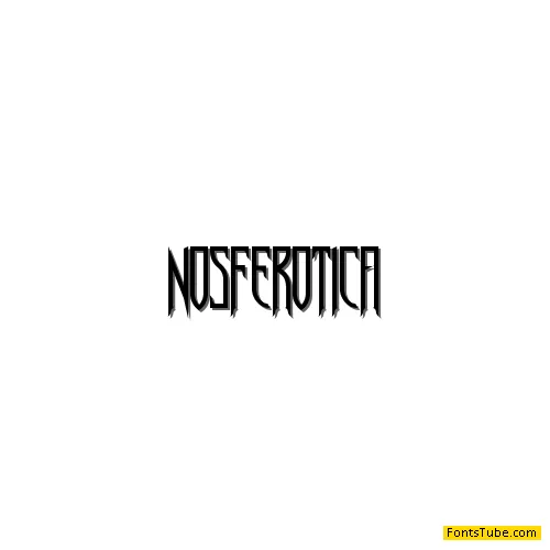 Nosferotica Font