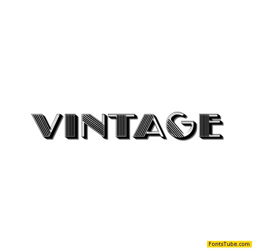 Vintage Font