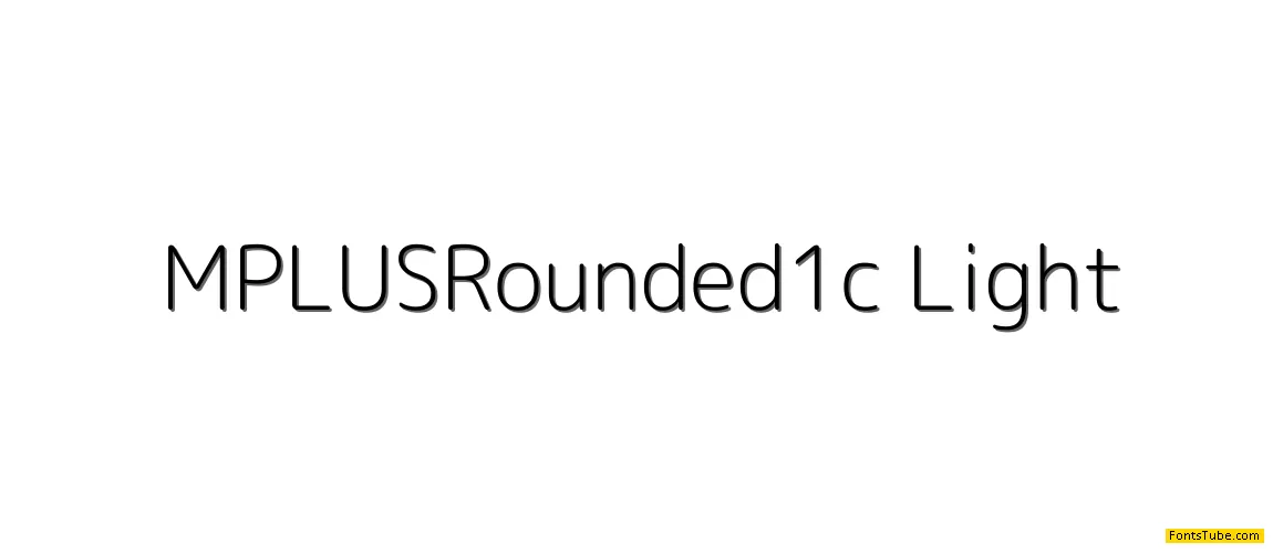 M PLUS Rounded 1c