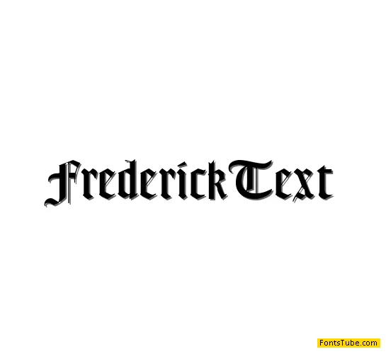 Frederick Text Font