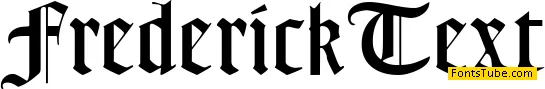 Frederick Text Font