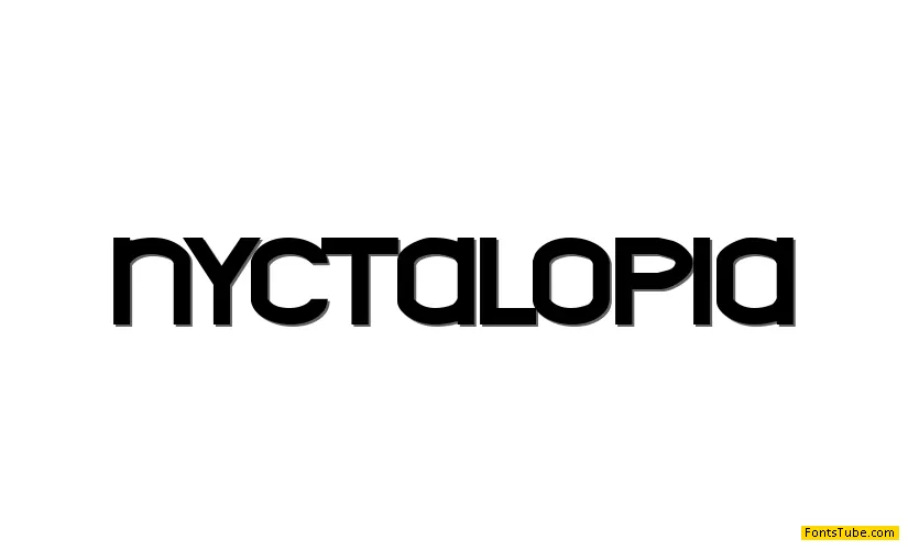 Nyctalopia Font Family