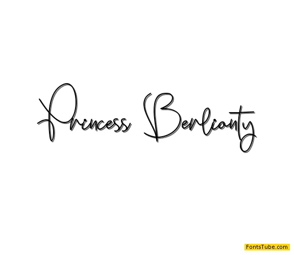 Princess Berlianty Font