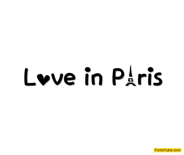 Love in Paris Font